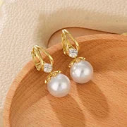 💎✨ Pendientes de Perla Elegance Gold – Un Toque de Lujo en Cada Ocasión