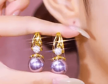 💎✨ Pendientes de Perla Elegance Gold – Un Toque de Lujo en Cada Ocasión