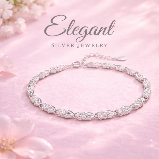 Brazalete Aurora Silver 💎Elegancia que ilumina tu estilo💎