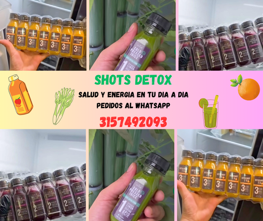 🧃 Shots Naturales Cold Pressed – VitaJuice by Krisomé🌱
