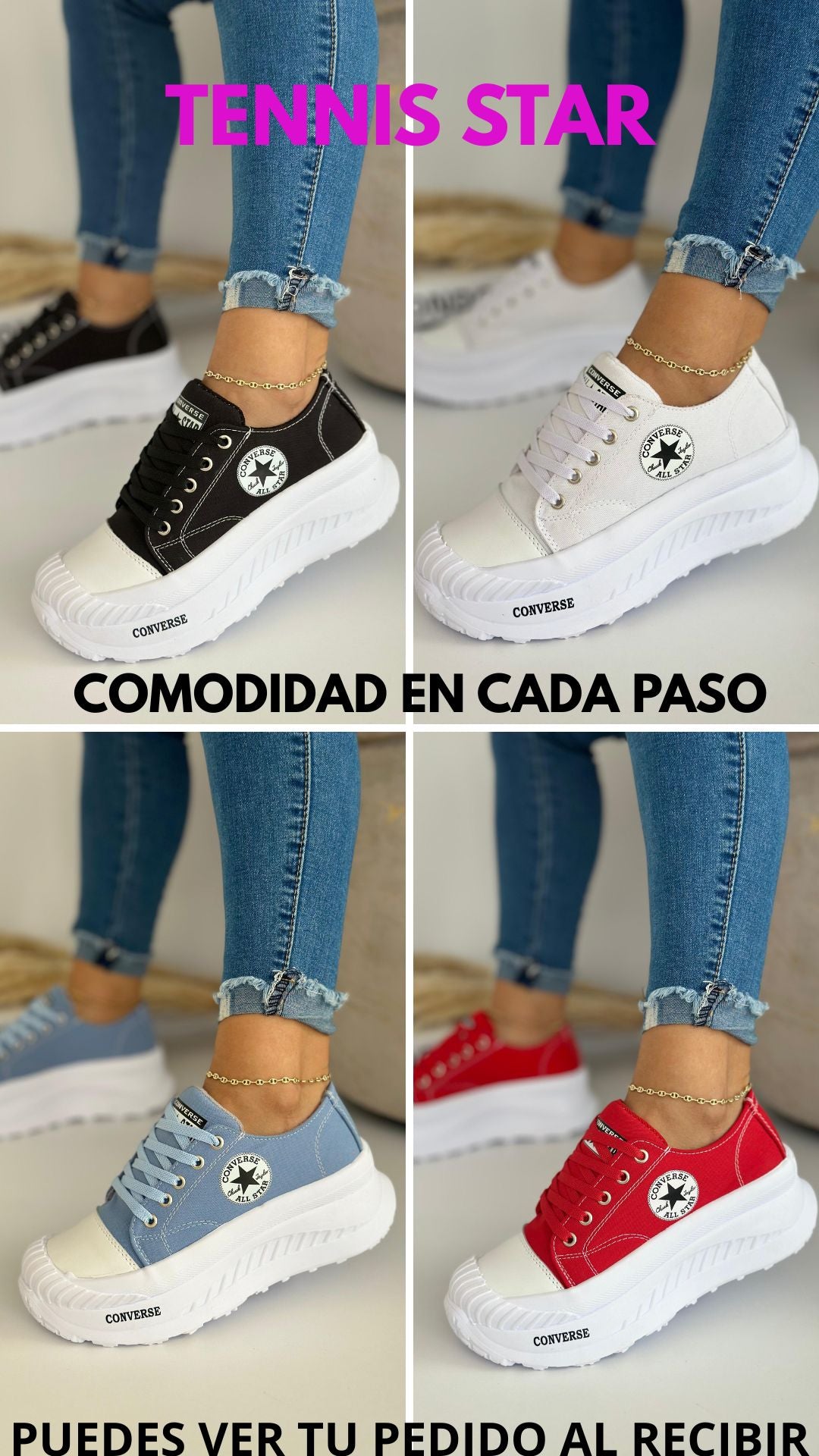 ✨ TENIS CONVERSE URBAN STYLE🎁TU NUEVO BÁSICO INFALIBLE ✨