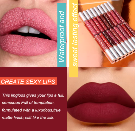💋SET LABIALES MATE CAKAILA 💄